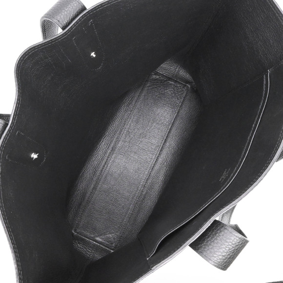 LOUIS VUITTON Cabas Voyage NV Tote Bag in Taurillon Leather, Noir Black, M52817 - Picture 8 of 10